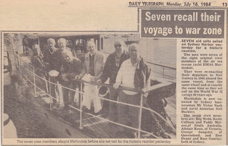 Martindale Reunion cutting 2